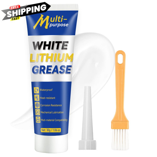 White lithium grease - white,